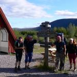 Nikkaluokta, 50 km sz. Kiruny: 18 km náročnou cestou do základního tábora pro výstup na Kebnekaise.